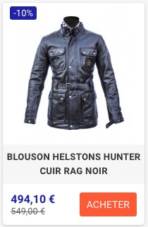 Veste Cuir Helstons Hunter